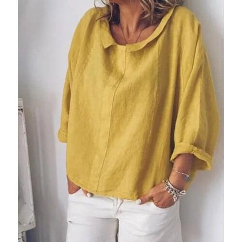 2020 Hot Sale New Design Styele Casual Clothing Sweatwear Sweet Sexy Fashion Soft Good Fabric Women Blouses 10083