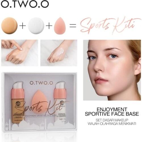 O.TWO.O Invisible Pore Primer Face Makeup Primer Lightweight Hydrating Concealer Liquid Foundation Whitening Long Lasting TSLM2