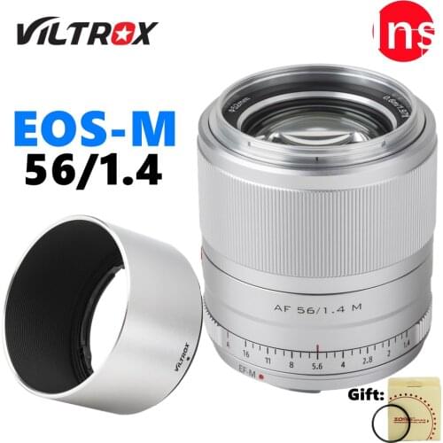 Viltrox 56mm f1.4 STM Auto Focus APS-C Prime Lens for Canon EOS-M Cameras M10 M50 M100 M5 M6 MarkII