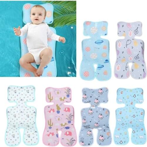 Summer Stroller Cooling Pad 3D Air Mesh Breathable Pushchair Mat Mattress Baby Pram Seat Cover Cushion for Newborn 73x33cm