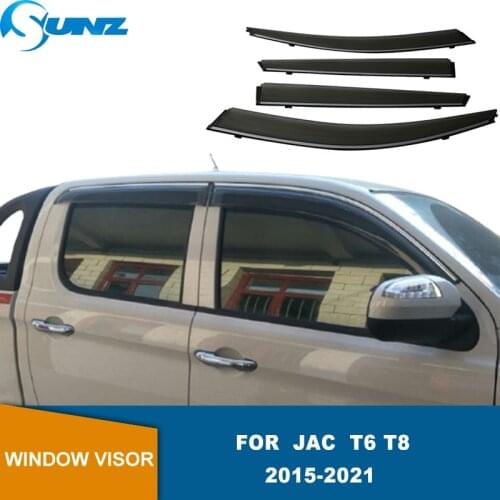 For JAC T6 T8 2015 2016 2017 2018 2019 2020 2021 Door Visor Window Visor Weathershield Sun Rain Deflector Guards SUNZ