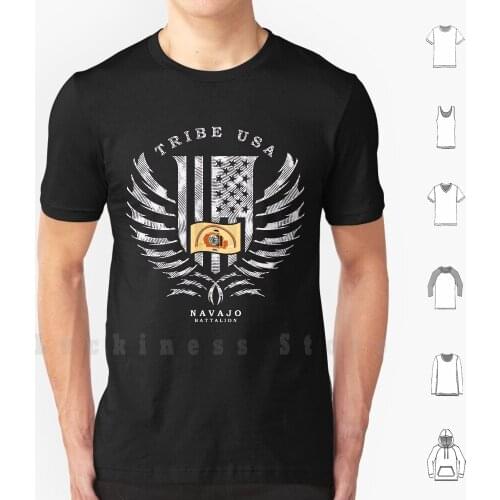 Tribe Usa : Navajo T Shirt DIY Cotton Big Size S-6xl Navajo Native Tribe Usa Battalion Family Amreica Crest Coat Of Arms
