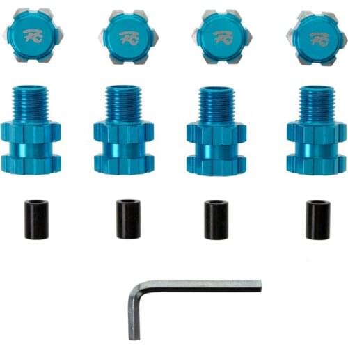 Widened Hexagon Connector Parts For Traxxas 1/10 Maxx Small X Aluminium Alloy 17mm Model Car Accessories