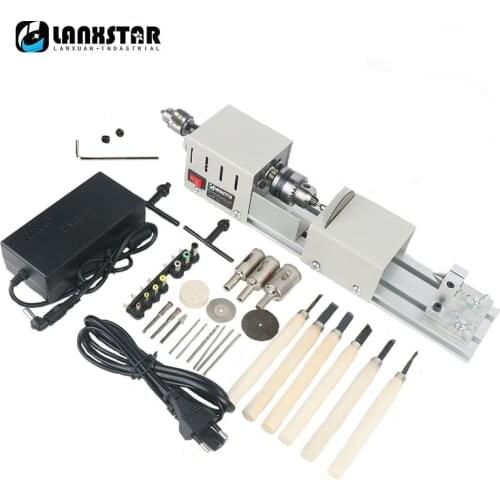 Manual Mini Lathe DIY Woodworking Small Beads Machine Polishing And Cutting Multi-Function Bracelet Puncher Set
