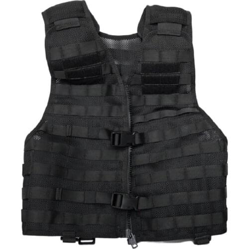 Tcmaoyi mesh breathable lightweight outdoor action tooling tactical vest vest tc0151-bk black