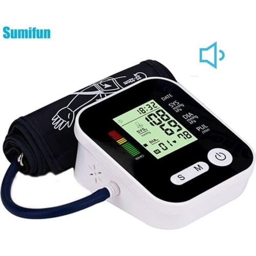 Digital Arm Automatical Blood Pressure Monitor Heart Rate Pulse Sphygmomanometer Pulse Measuring Household Appliance Equipment