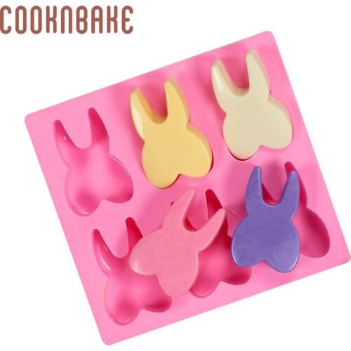 COOKNBAKE Tooth silicone mold for biscuit candy chocolate 6 cavity teeth cake decoration form soap ice cube tray cake bakeware