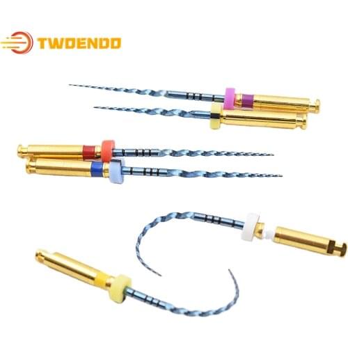 Dental Heat Activated Canal Canal Root Files SX-F3 25mm 21mm Dentist Tools Can Bend for Preparing Root Canal Treatment