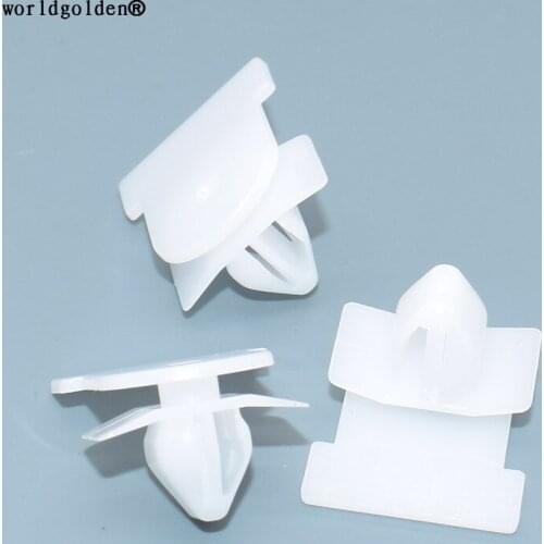 Worldgolden 100pcs auto fasteners Routing Clip