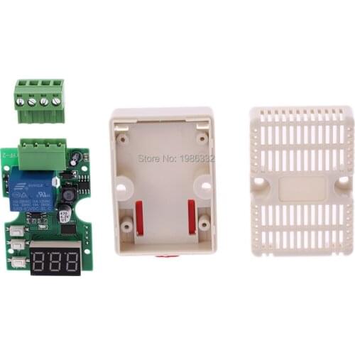 WS16 DC 6-30V 6V 9V 12V 24V 30V Digital LED Voltage Detection Cycle Delay Timer Relay Charging Discharge Voltage Monitor Switch