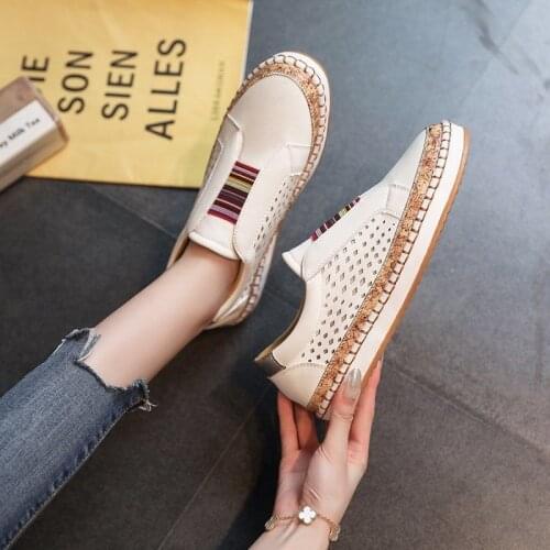 Large Size Womens Shoes Japanese White Shoes Harajuku Net Red Casual Fashion Versatile Breathable Platform Ladies Single Shoes