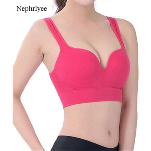 2021 Summer Sexy Crop Top For Women Seamless Wireless Gathering Underwear Women Sports Bra Top Running Tops Tank Top Femme CA382