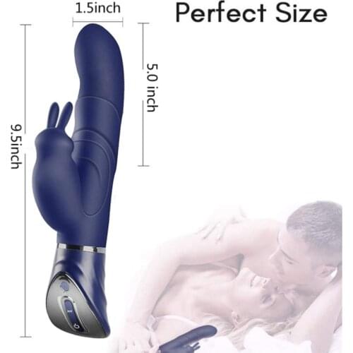 10 Speeds USB Chargeable Female Rabbit Vibrator G Spot Vagina Clitoris Stimulator Masturbator Dildo Vibrator Sex Toys for Women