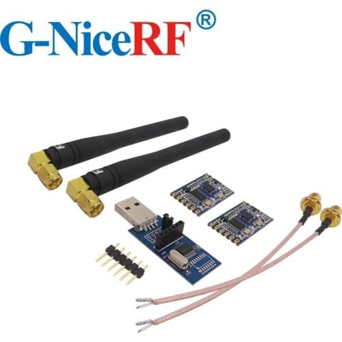 2SETS SV610 100mW 20dBm 433MHz 1.4km TTL Interface Wireless Transmitter Receiver RF Module Kit