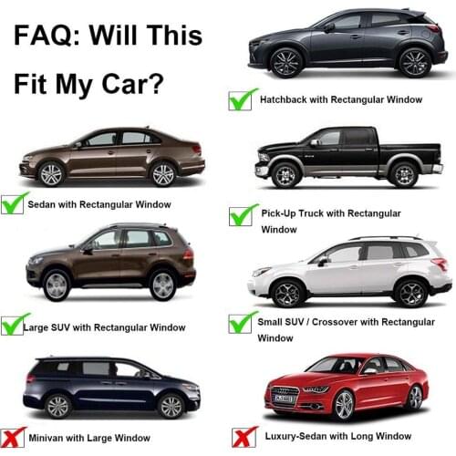 2 Pieces / Set of Car Automatic Window Net Sunshade Shade Net Mosquito Mosquito Anti-UV Mosquito Insect Repellent Window Cover