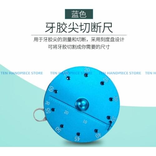 2019 good quality Dental guillotine cutter round gutta-percha measuring ruler oral materials