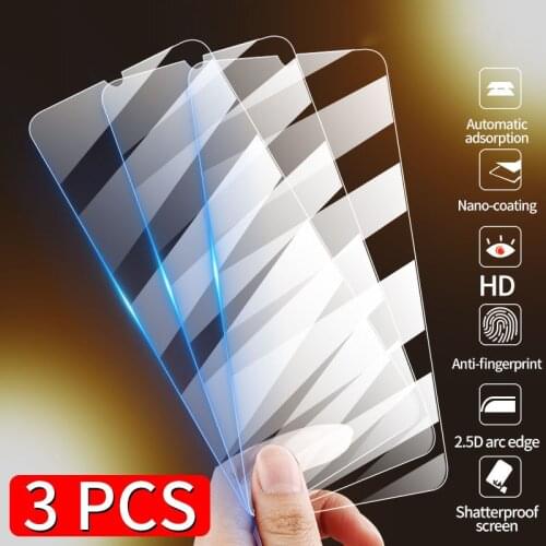 3Pcs Tempered Glass For Samsung Galaxy M51 S20 FE M31S A01 M01 Core A51 A71 M30S A31 A21S M31 A30S A10 A20 A30 A40 A50 A70 Film