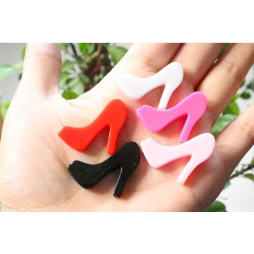 50pcs/lot flat back resin cabochons accessories DIY resin heart mix colors 31*26mm