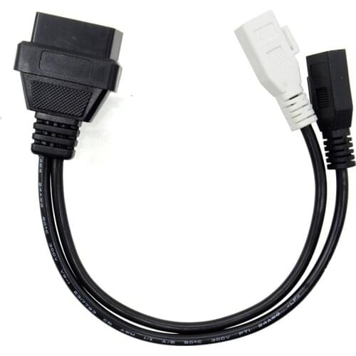 OBD 2P+2P to 16Pin OBD2 Cable VAG Adapter For AUDI 2X2 OBD OBD2 Car Diagnostic Cable 16Pin Female OBD Connector for VW/Skoda