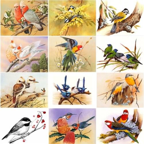 5D DIY full square diamond painting "animal" bird diamond embroidery decoration cross stitch kit rhinestone gift picture mosaic