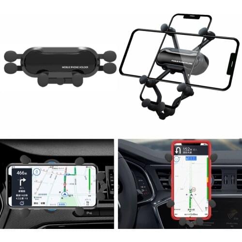 Car Phone Holder Gravity Car Stand Holder Mobile Support Car Cell Phone Support Smartphone Mobile Phone Holder In Car