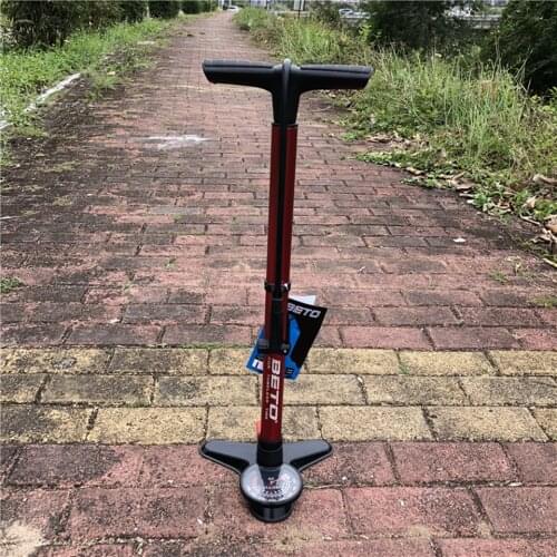 Beto Large-scale Bicycle Pump OFA Two-in-one Air Storage/pump 160psi Extra-large 4-inch Metal Pressure Gauge Erect Type Pumps