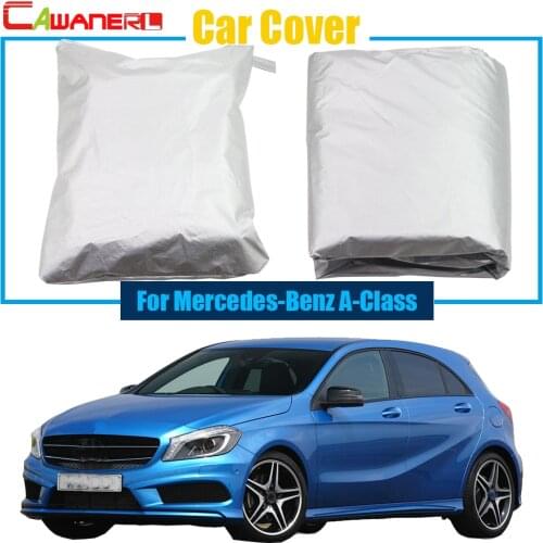 Cawanerl For Mercedes-Benz A A-Class Car Cover Anti UV Rain Sun Shade Snow Sun Resistant Protector Cover Car-Cover Dustproof
