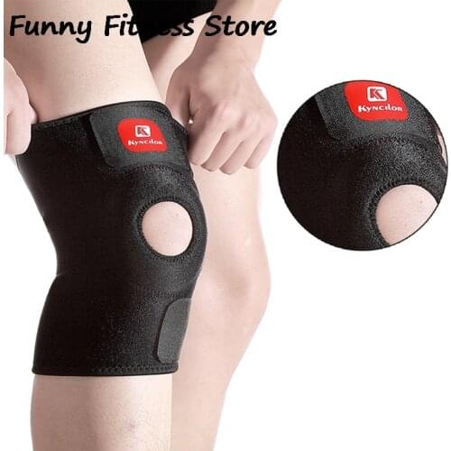 Black Kneepad 1PCS Knee Support Protector for Fitness Sport Running Arthritis Muscle Joint Brace Knee Pads Sports Bandage Belt