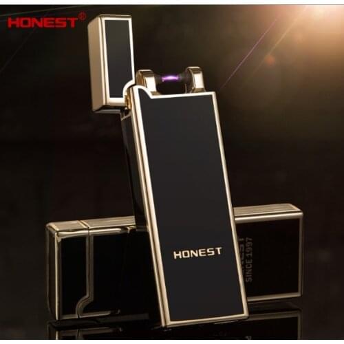 Honest USB arc lighter charging windproof personalized creative custom mens gift