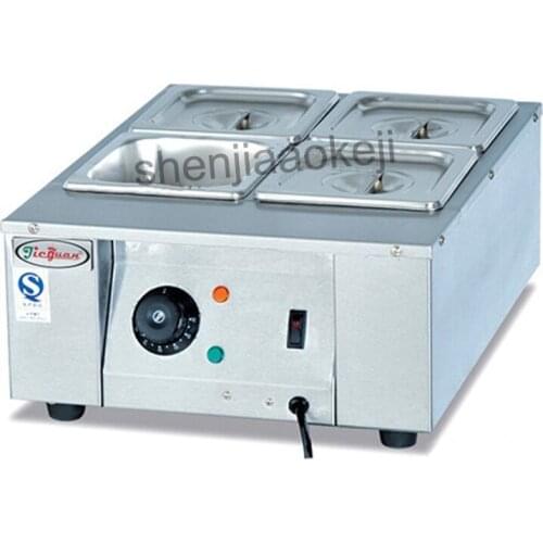 EH-24 Commercial 4 Lattices Chocolate melting pots Chocolate melting machine 4 grid chocolate melting oven 220v 1500w 1pc