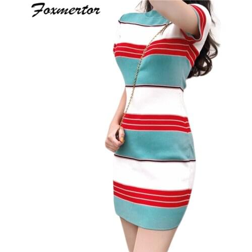 Летние платья мини Foxmertor China At AliExpress