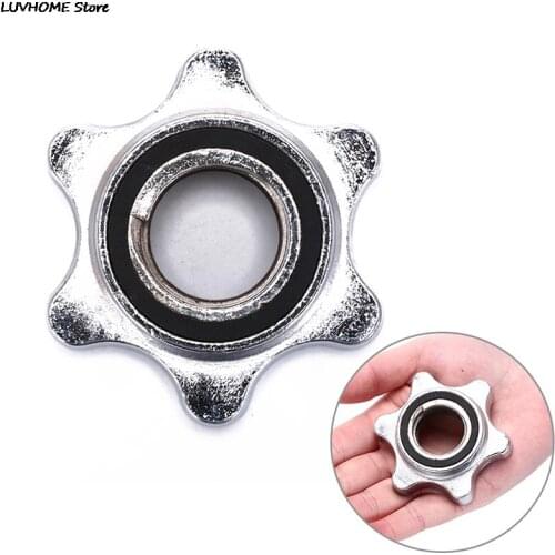 Nut Standard Barbell Bar Solid Steel Spin-lock Collars Clamps Dumbbell Accessory 25mm Wholesale