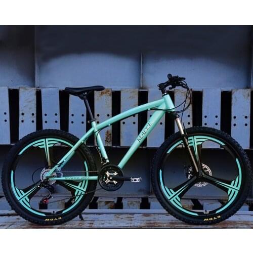 Mountain Bike Bicycle 21/24/27 Speed Double Disc Brake 26 Inch Male And Female Students One-Wheel Variable Speed Bicycle
