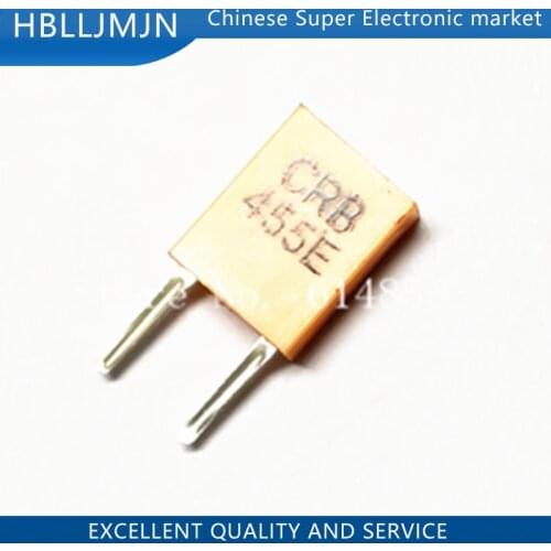 10PCS 455E passive crystal oscillator 455KHZ passive crystal resonator 455 KHZ DIP 455K CERAMIC FILTER