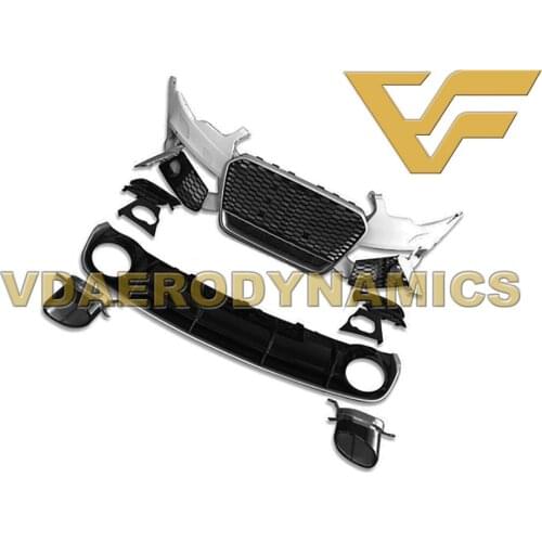 Suitable For 12-15 16-18 Audi A6 upgrade to RS6 PP Full Body Kit (Grille can be ordered on the side)