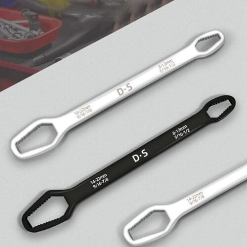 Portable 8-22mm Double Head Universal Spanner Car Bike Ratchet Wrench Key Set Screw Nuts Wrenches Hand Repair Tools