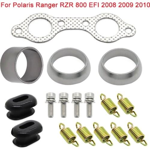 Exhaust Muffler Repair For Polaris 2008 2009 2010 Ranger RZR 800 RZR800 EFI LTD WALKER EVANS POWERSTEERING UTV Accessories