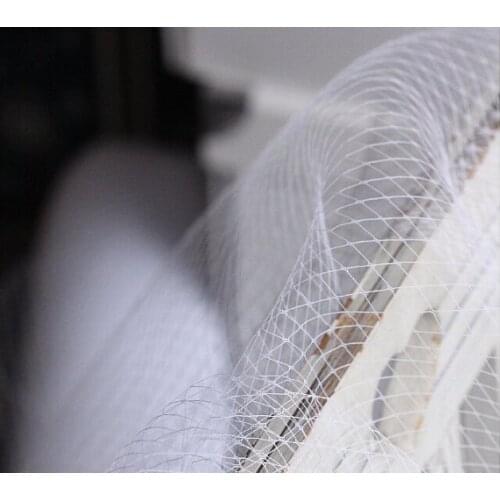 10 yards white Diamond lattice mesh, black mesh fabric, stiff checks mesh for veil