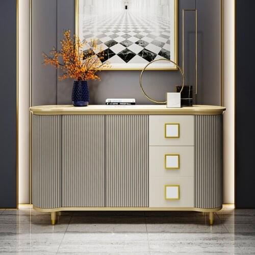 Entrance Cabinet Simple Console Cabinet Living Room Cabinet Light Luxury Shoe Cabinet Hong Kong-Style Sideboards Cabinet