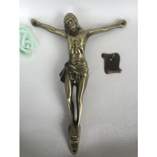 The Church of The Christian Catholic Jesus Metal Statue Jesu Statuette Iesus figurine crucifix figures lamb of god rood