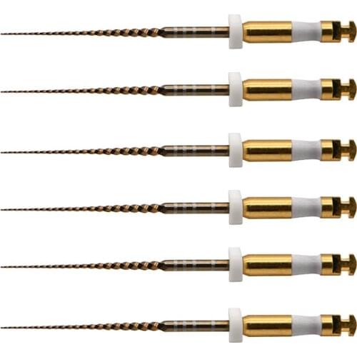 6pc Dental Niti Files Root Canal Preparation Glider Golden Glide Files Engine Use Pro Glider Dental Endo Rotary Endocontic Files