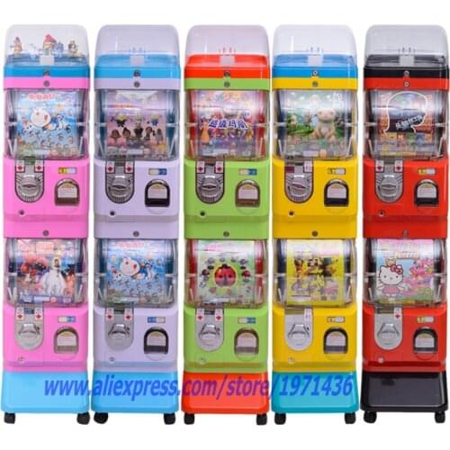 Shopping Malls Amusement Center Kids Play Coin Operated Mini Arcade Games Bouncy Ball Gashapon Capsules Toy Vending Game Machine