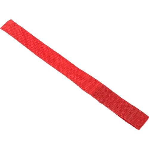 Winch Hook Pull Strap - Red - 2 Inch 50mm Wide - Heavy Duty - Universal Fit ATV Winches