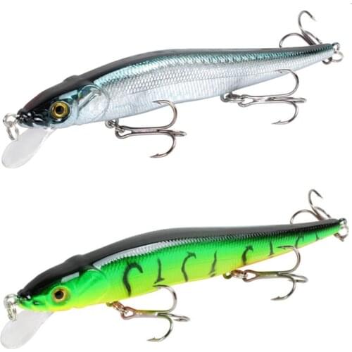 1PCS Wobbler Fishing Lure 11.5cm 14g Minnow Crankbait Hard 3D Eyes Floating Quality Artificial Plastic Bait Japan Fish Pesca