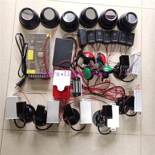 Magic penetralium escape props Real green laser array chamber of escape game secret funny laser safe maze game