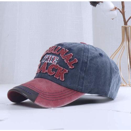 2021 Washed Cotton Baseball Cap Letter Snapback Hat Men Retro Hip Hop Fitted Caps Women Casual Casquette Gorra Hombre Bone