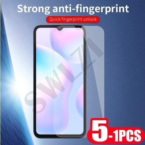 5-1Pcs 9H tempered glass for Redmi note 10 10s pro MAX protective film smartphone phone screen protector
