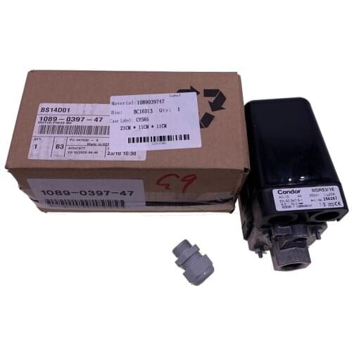 Free shipping 1089039747=MDR53/16=256267 original Germany Condor pressure switch in stock