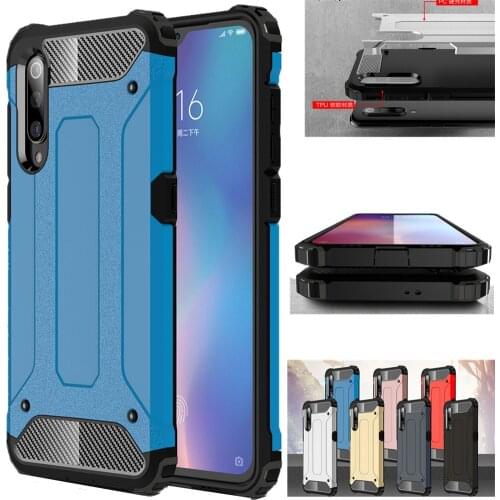 Phone Case For Xiaomi 9 9se 8 SE Lite Hybrid Amor Hard Phone Armor Cases For Redmi 7 8 Note 7 6 5 pro 9 8 Pro 9s 8T Coque Funda