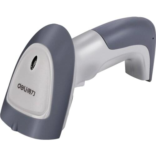 Deli 14880 wired 14881 wireless bar code scanner USB barcode scanner portable scanner 32 bits one-dimensional code scanner